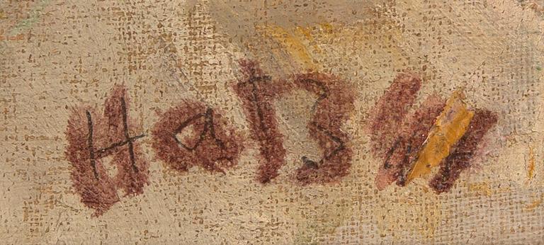 Felix Hatz, oil on canvas, signed and dated -41.