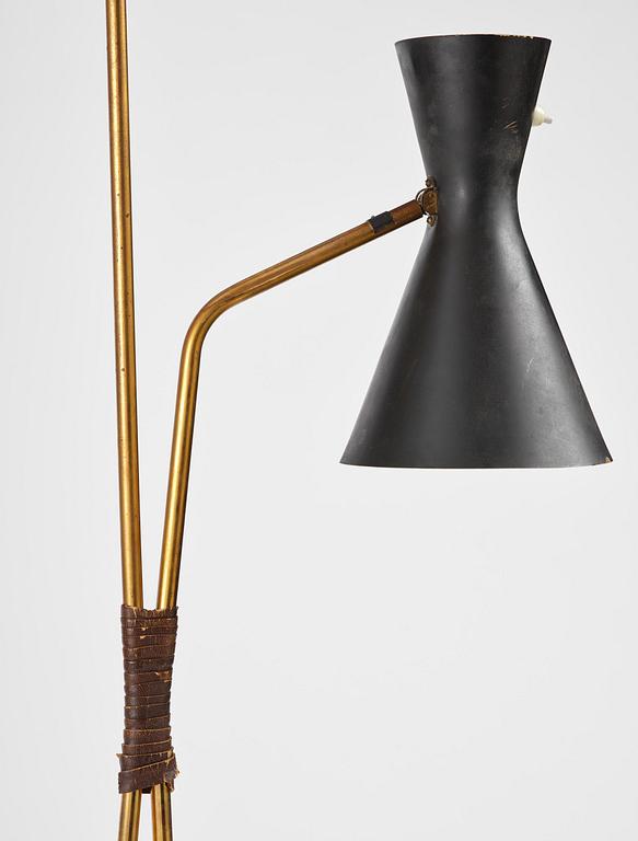 Asea, a Swedish Modern floor lamp model "E1781", Västerås, 1950s.