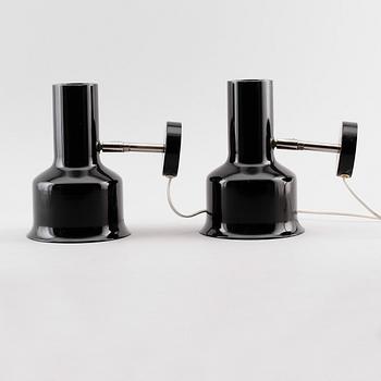 VÄGGLAMPOR, 1 par, OMI, 1900-talets andra hälft.