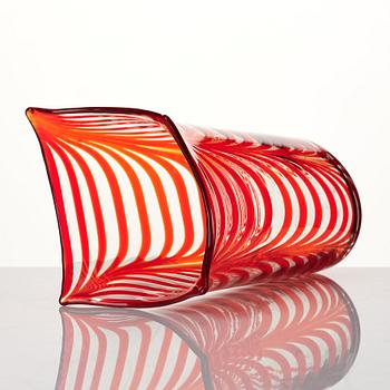 Tyra Lundgren, a 'Fenicio' model 3863 glass vase, Venini, Murano, Italy 1950s-60s.