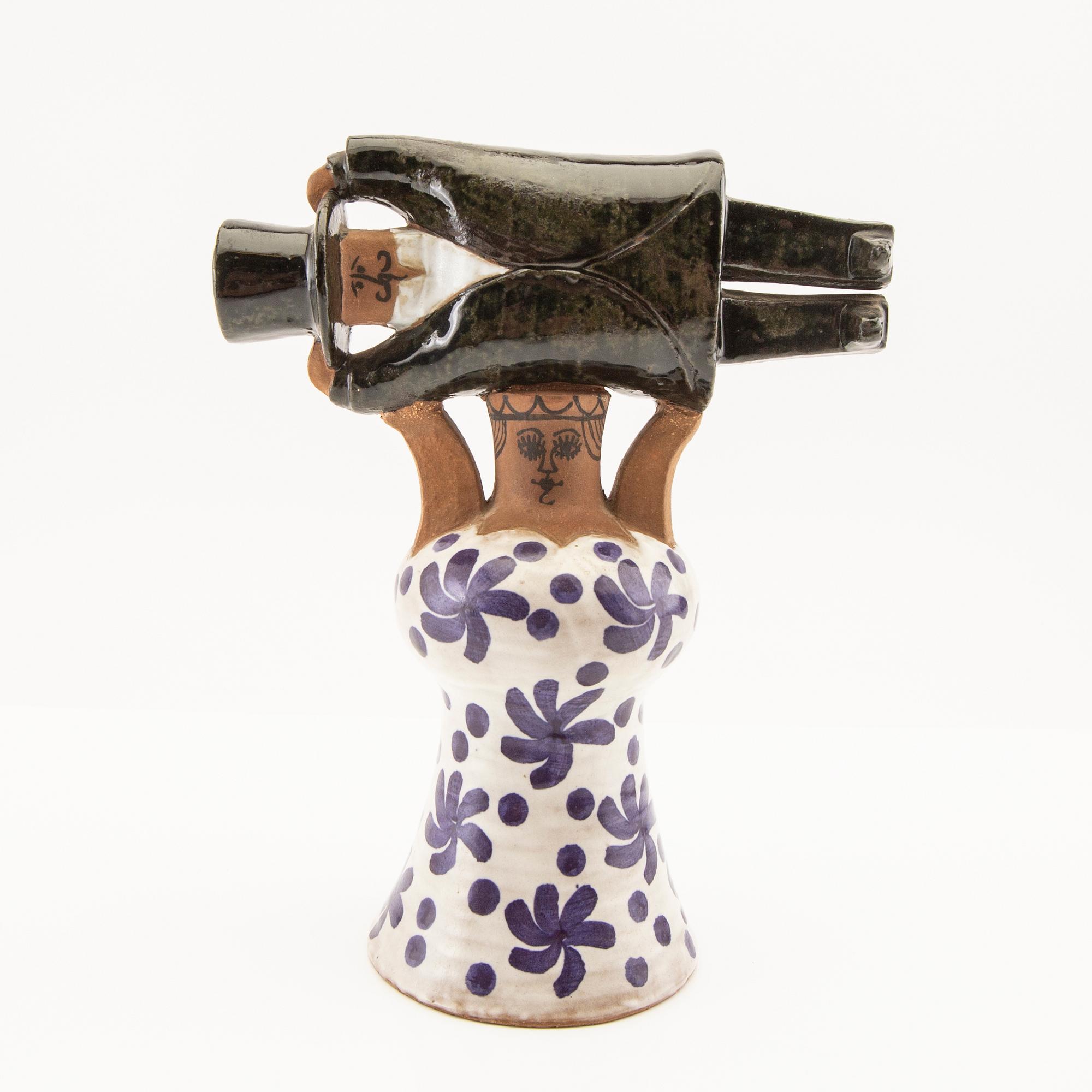 Lisa Larson, a signed stoneware figurine Gustavsberg.