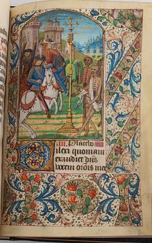 Book of Hours, in Latin and French, illuminated manuscript on vellum
[France (probably Rouen), c. 1470].