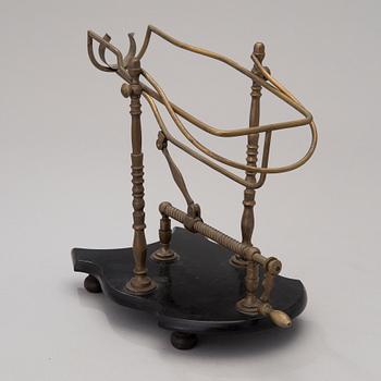 Mechanical Wine Decanting Cradle, Europe, early 20th Century.