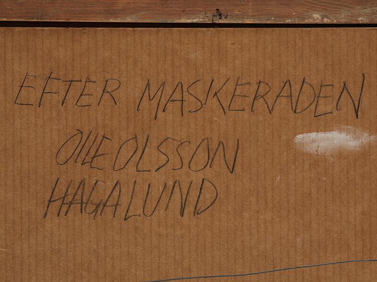 Olle Olsson-Hagalund, "Efter maskeraden".