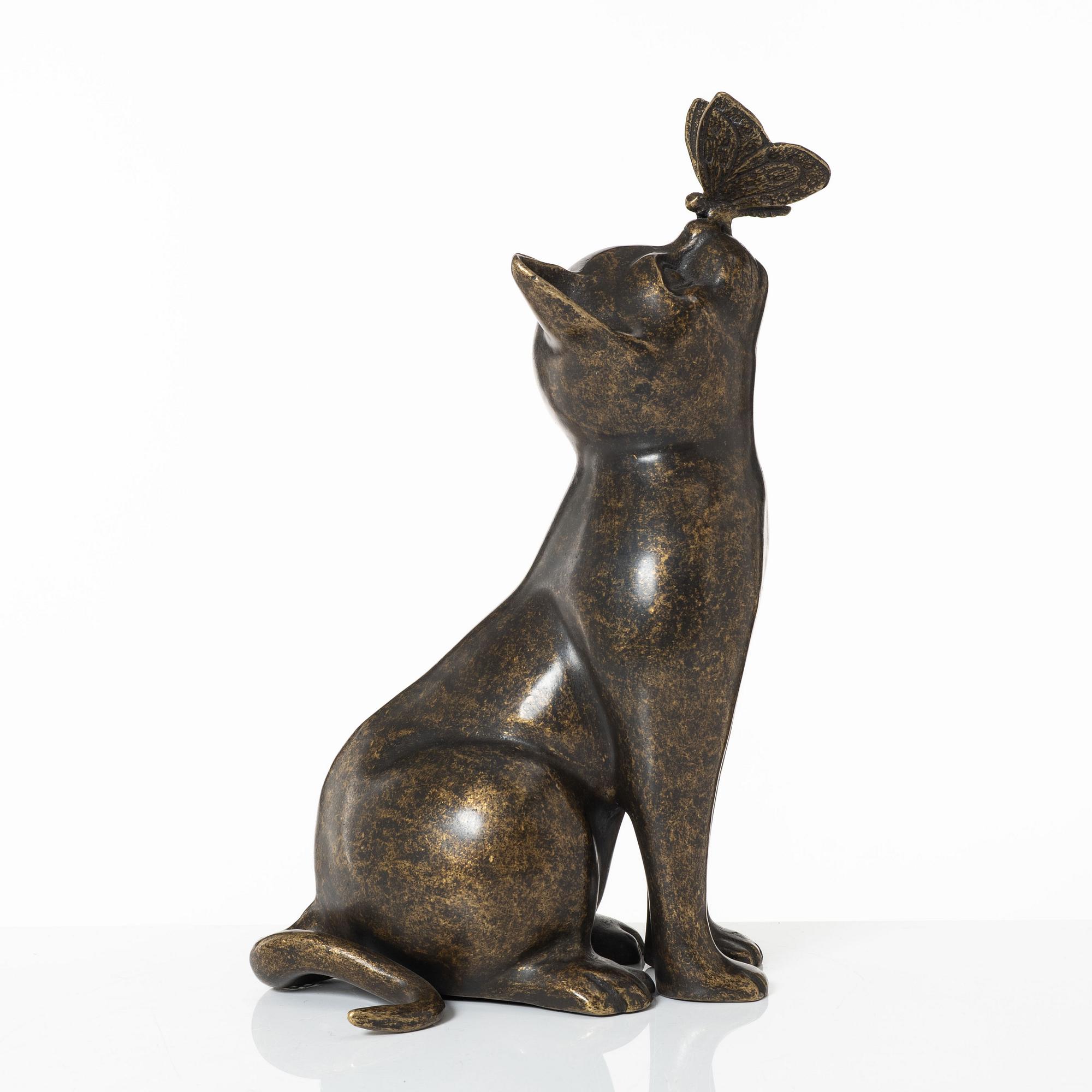 Dekorativ skulptur, brons, Fyrklövern.