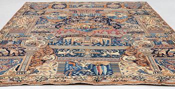 Matta, Kashmar, ca 380 x 298 cm.