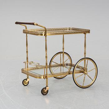 A late 20th century serving trolley.