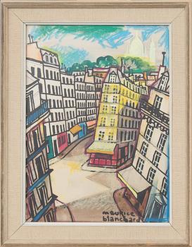 MAURICE BLANCHARD, blandteknik, signerad.