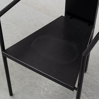 A 'Concrete' armchair by Jonas Bohlin for Källemo, designed 1980.