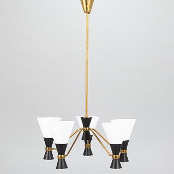 Maria Lindeman, taklampa, modell K 1-1, Idman, 1950-talets slut/ 1960-tal.