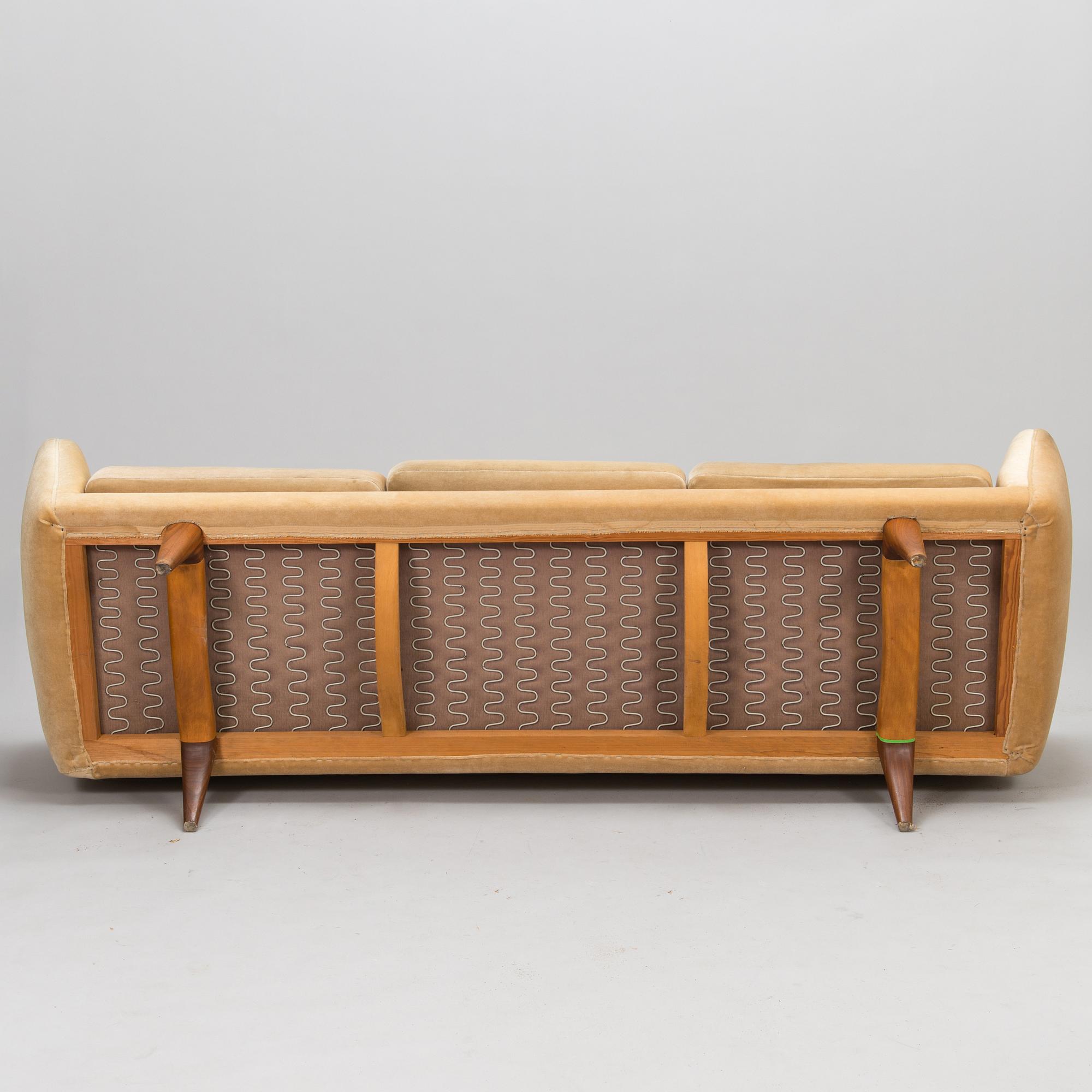ILLUM WIKKELSÖ, a 1950's Danish 'ML-140' sofa for A. Mikael Laursen & Søn, Århus.
