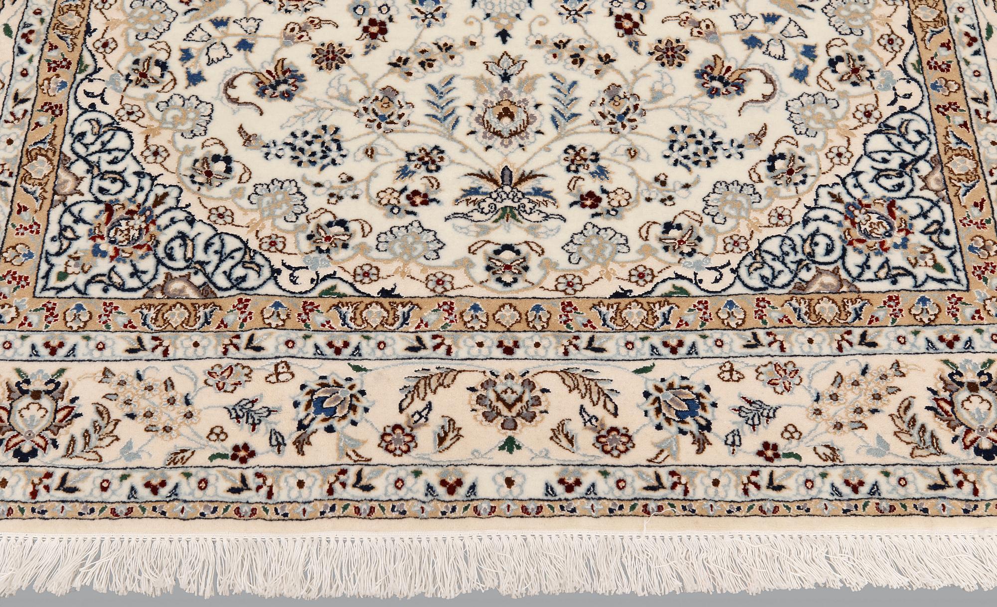 A rug, Nain Part Silk, sk 6 LAA, 179 x 123 cm.