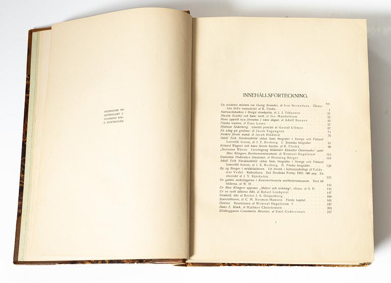 Book, 'Ateneum 1902', F. Tilgmanns Bok o. Stentryckeri, Helsinki, Finland, 1903.