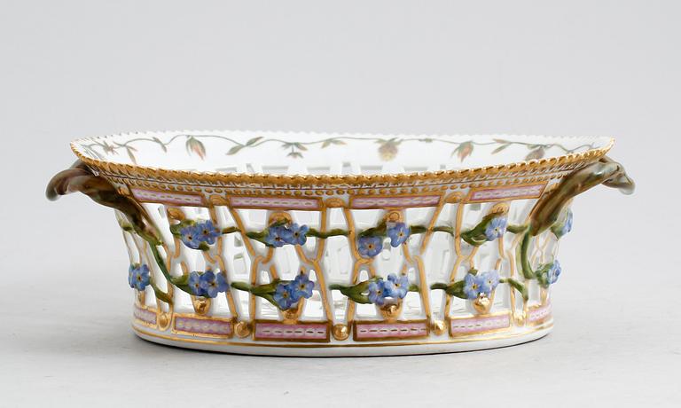 GALLERSKÅL, porslin, Flora Danica, Royal Copenhagen.