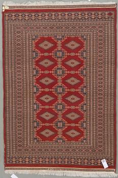 MATTA, Tekke Bochara, part silk. Ca 185x126 cm.