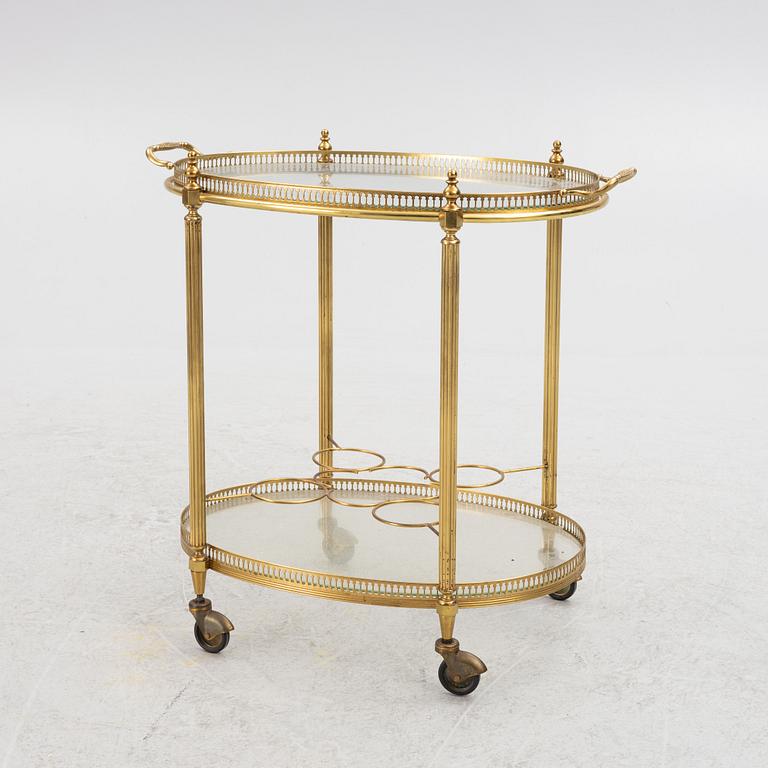 A serving trolley, second half of the 20th century.