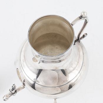 A silver plated samovar, Firma Svenskt Tenn, second half of the 20th Century.