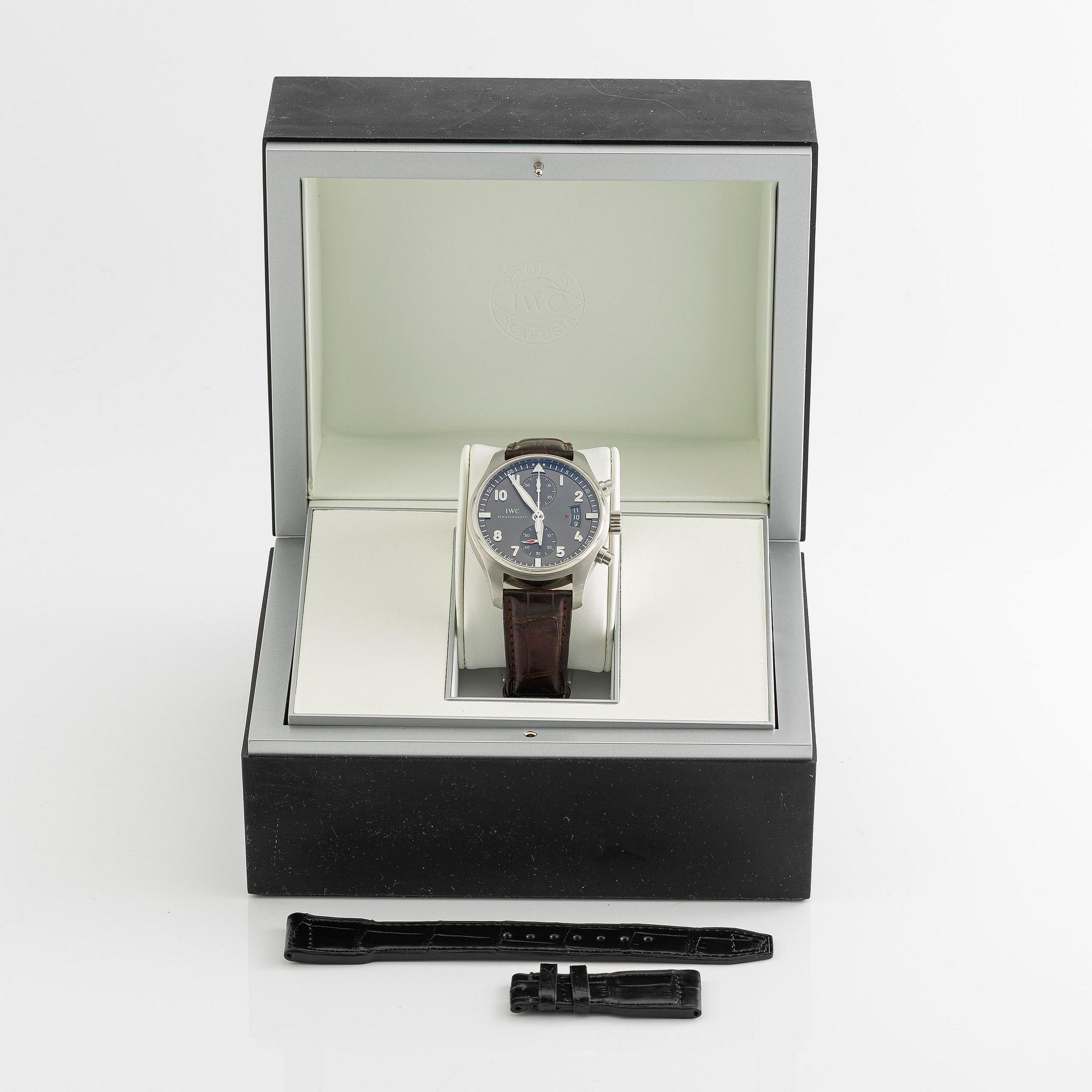 IWC, Schaffhausen, Pilot's Watch, Spitfire Chronograph, "flyback", ca 2014.