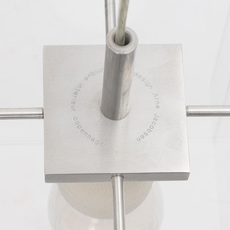 Arne Jacobsen, taklampor, 3 st, Danmark, samtida.