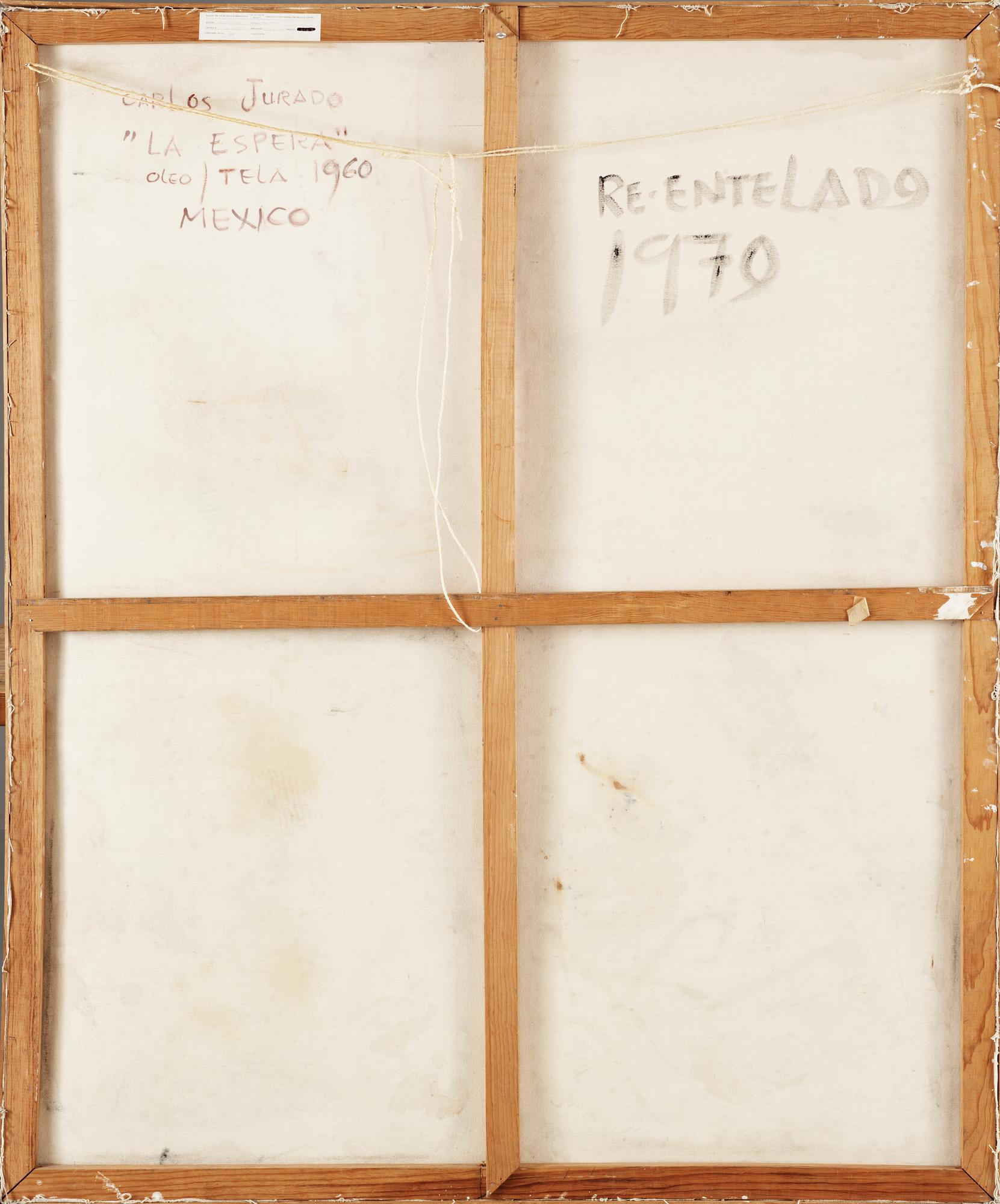 CARLOS JURADO, olja på duk. Sign och dat -60.