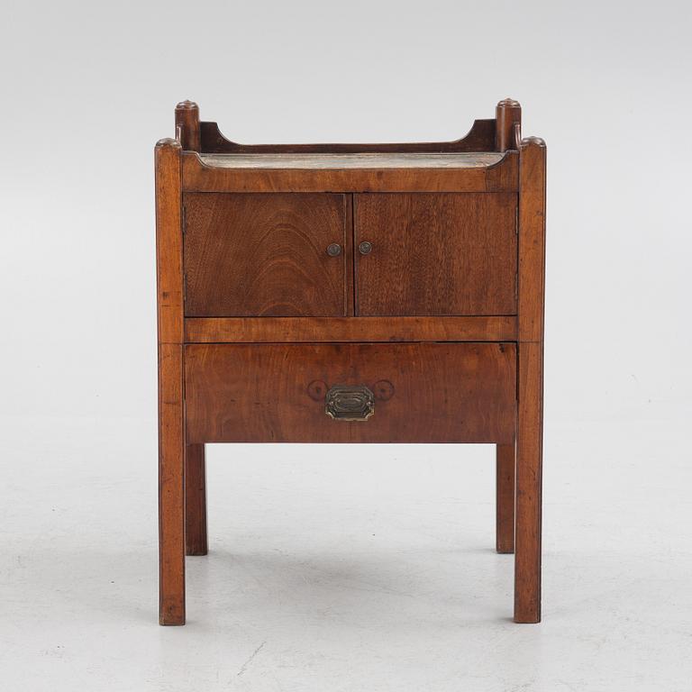 A bedside cabinet, 19th century.