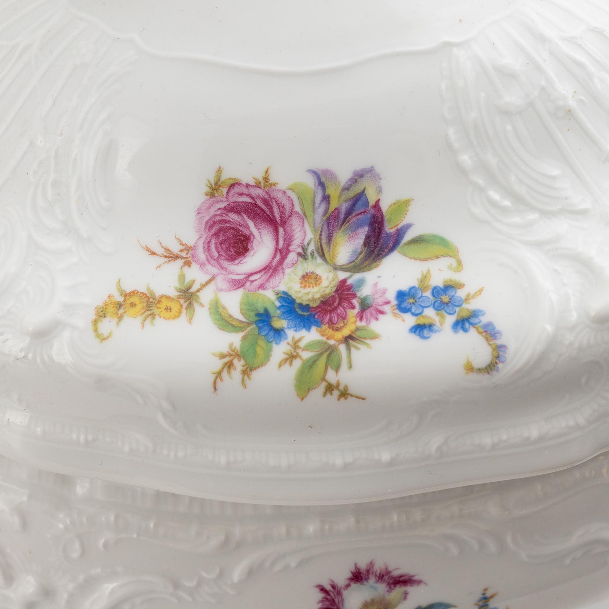 Mat- samt te- och kaffeservis, 131 delar, ”Sanssouci”, Rosenthal, Tyskland.