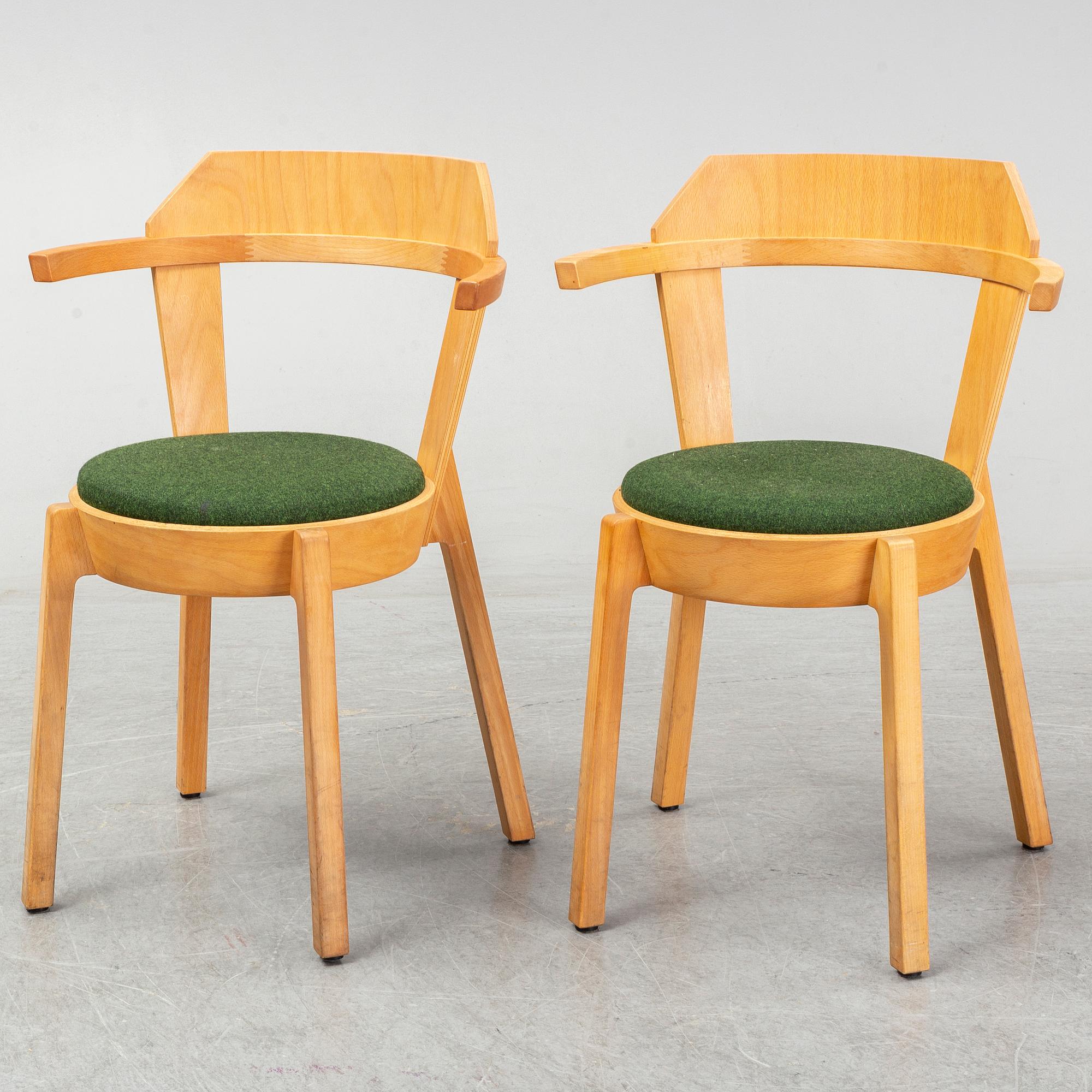 UGLYCUTE, eight 'Stalker' chairs, Woodstockholm.