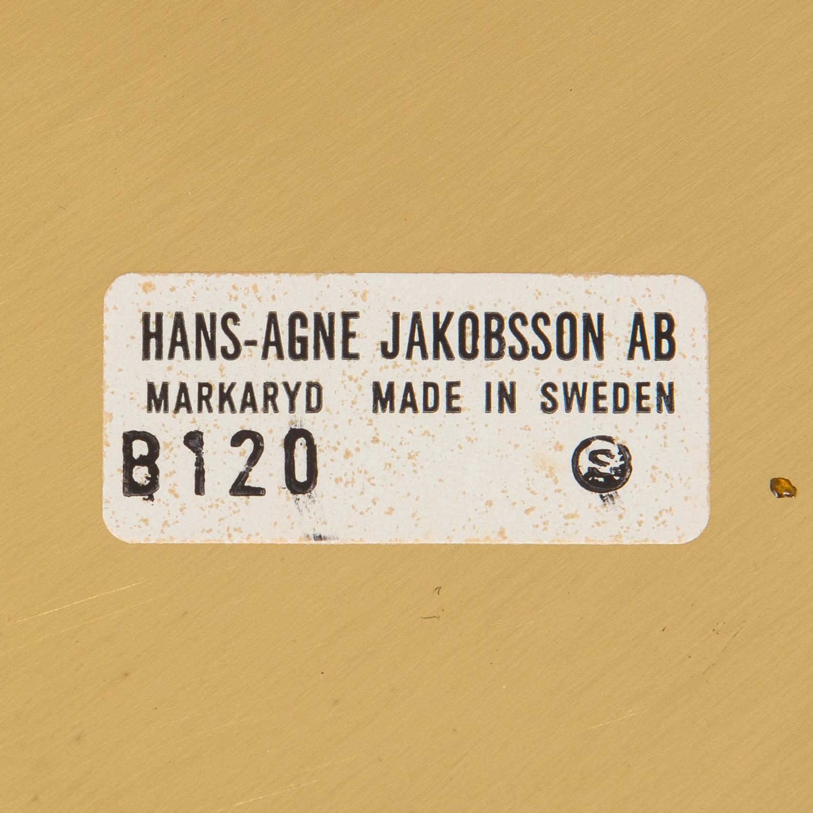 Hans-Agne Jakobsson, bordslampa, modell B-120, Markaryd Sverige.