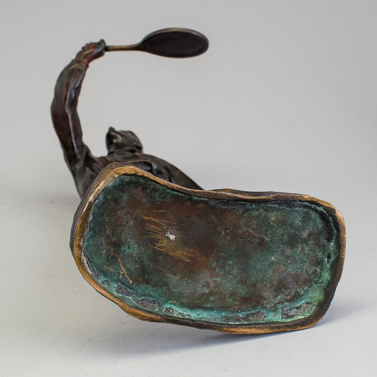VITTORIO GÜTTNER, a bronze sculpture. Signed. Foundry marks F Dunn Co.