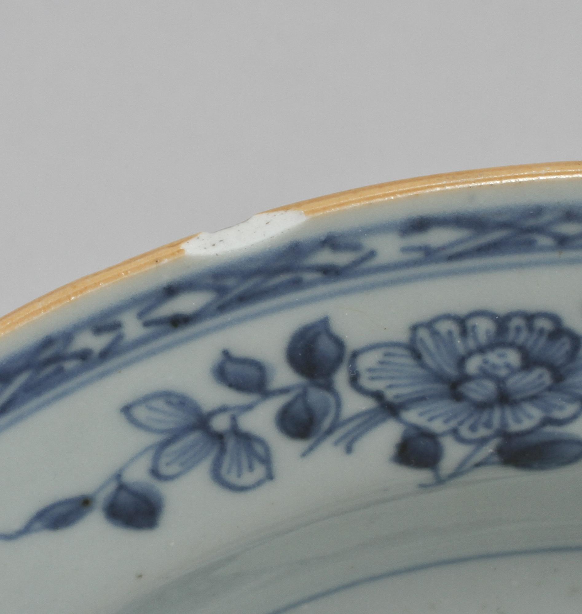 TALLRIKAR, 6 st, porslin, Kina, 1700-tal.