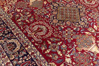 A carpet, Najafabad, ca 448 x 287 cm.