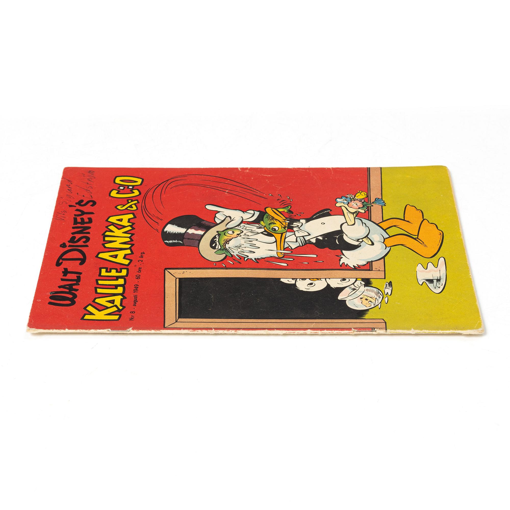 Comic book, Donald Duck & Co, no 8. 1949.