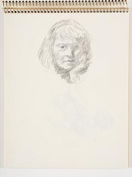 Lotte Laserstein, Sketchbook with approximately 42 drawings, of which 1 is signed.