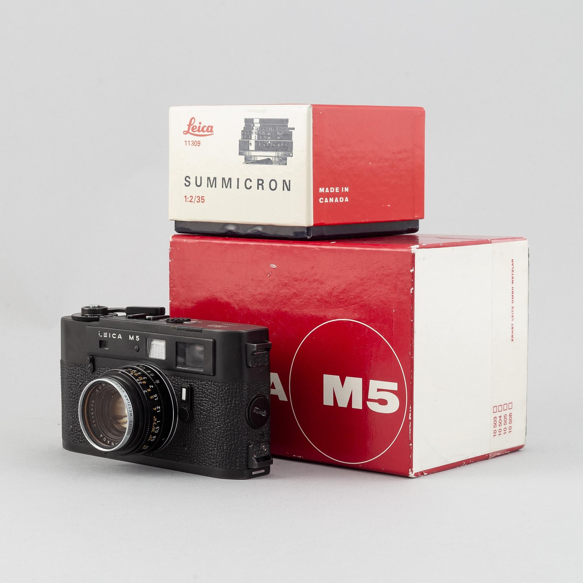 Leica M5, no 1353881, 1972.