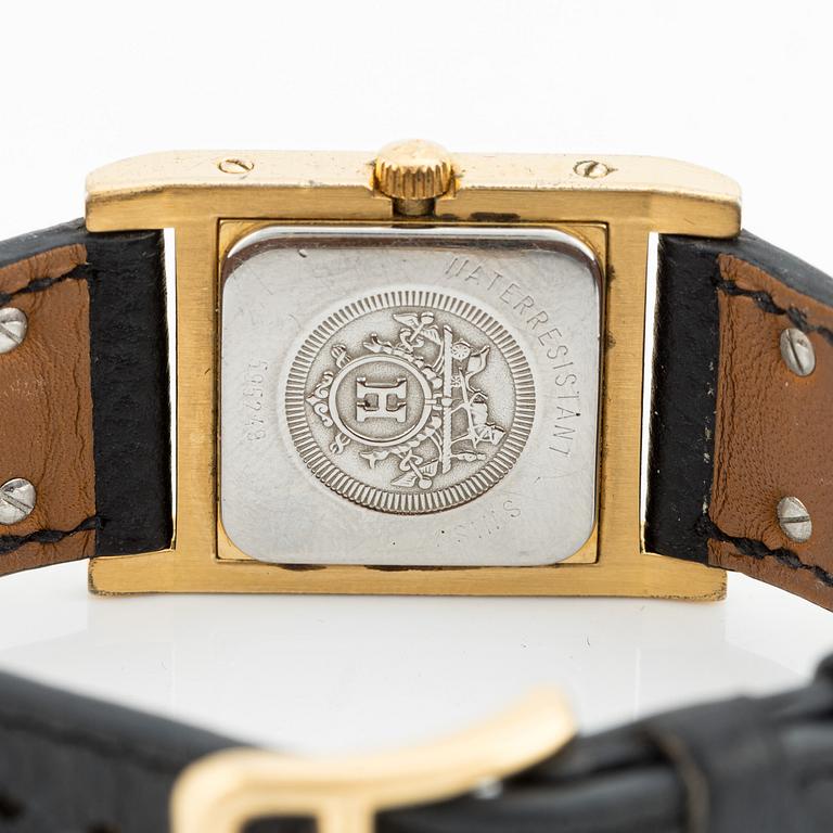 Hermès, Paris, Medor, wristwatch, 23 x 23 (32) mm.