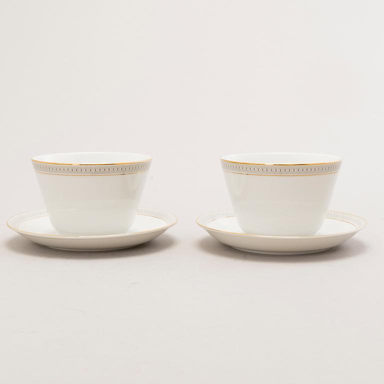 DINNERWARE, 61 pcs, 'Noblesse', porcelain, Hutschenreuther, Bavaria.