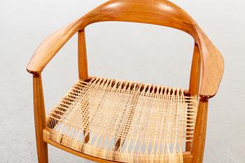 HANS J WEGNER, Karmstol, "The Chair" för Johannes Hansen, Danmark, 1950-tal.