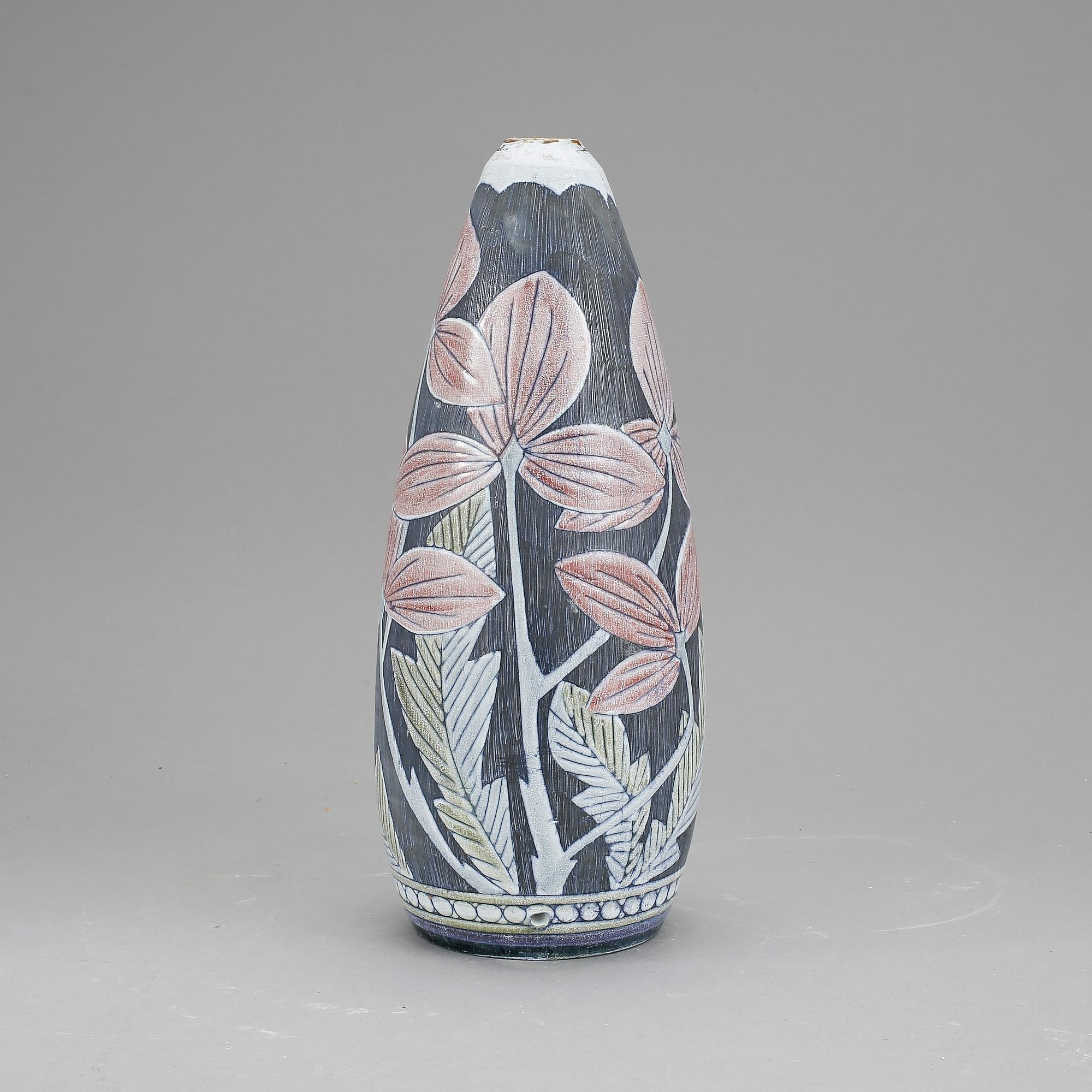 GOLVLAMPA, keramik, Marian Zawadsky, Tilgmans, 1900-talets mitt.