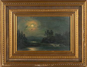 Johan Knutson, Moonlit Landscape.