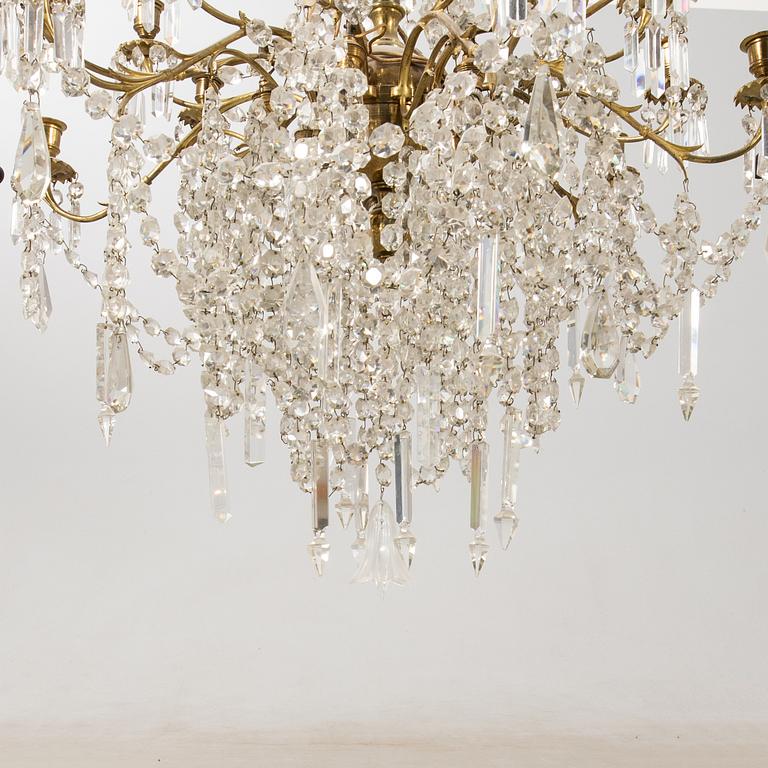 Ljuskrona sekelskiftet 1900.