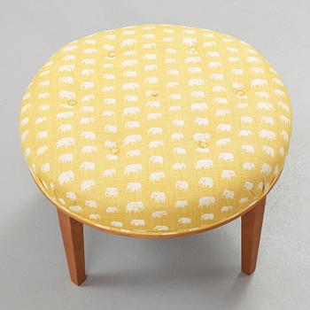 A Josef Frank cherry stool, Svenskt Tenn, model 647.