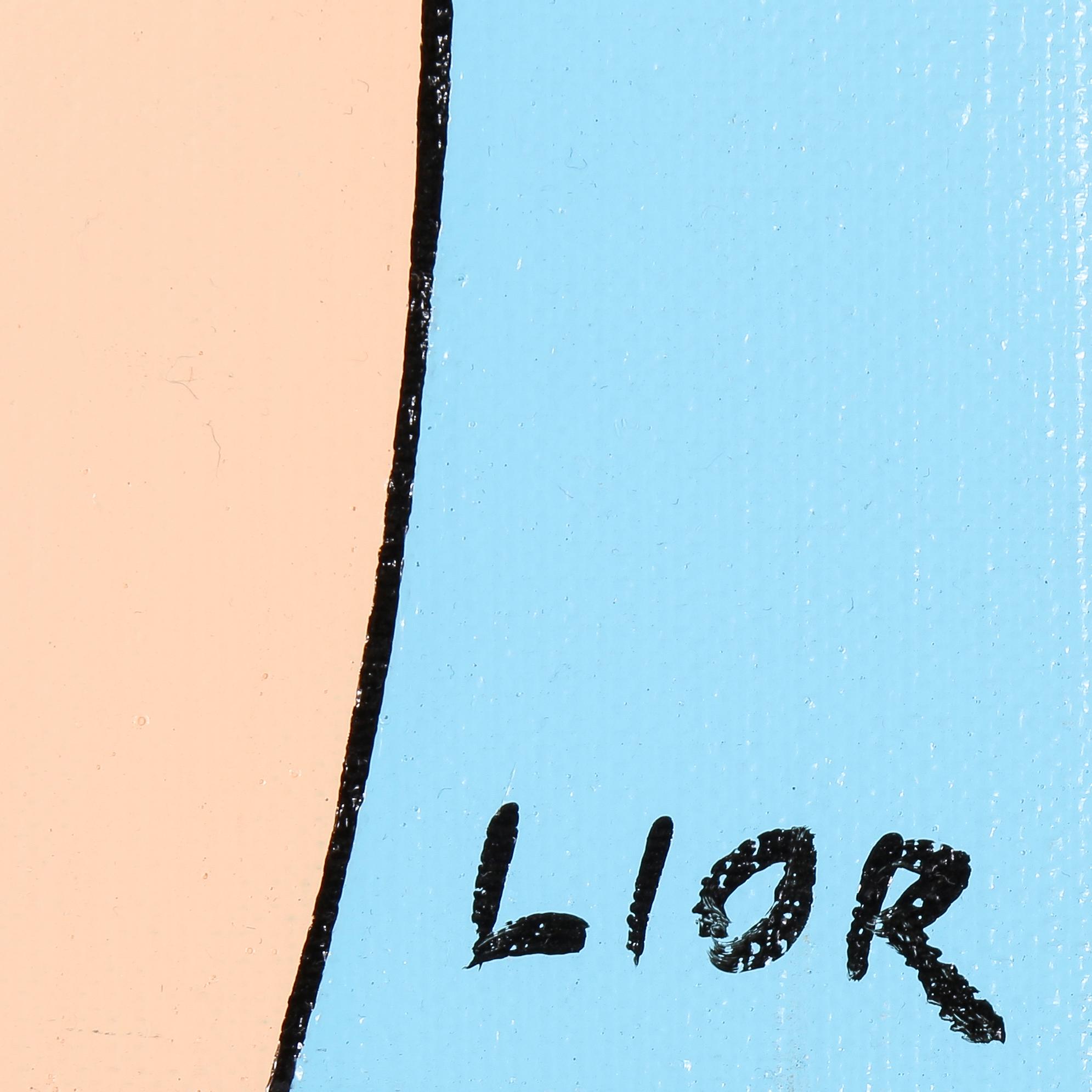 RON LIOR, Olja på duk. Signerad.