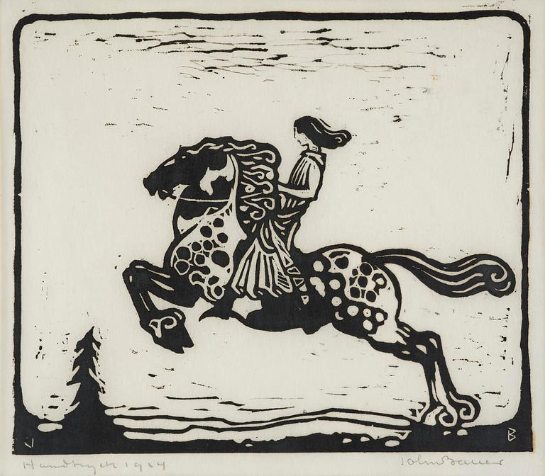 John Bauer, "Riddaren Rider".