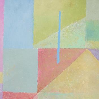 Ingegerd Torhamn, olja på pannå, signerad.