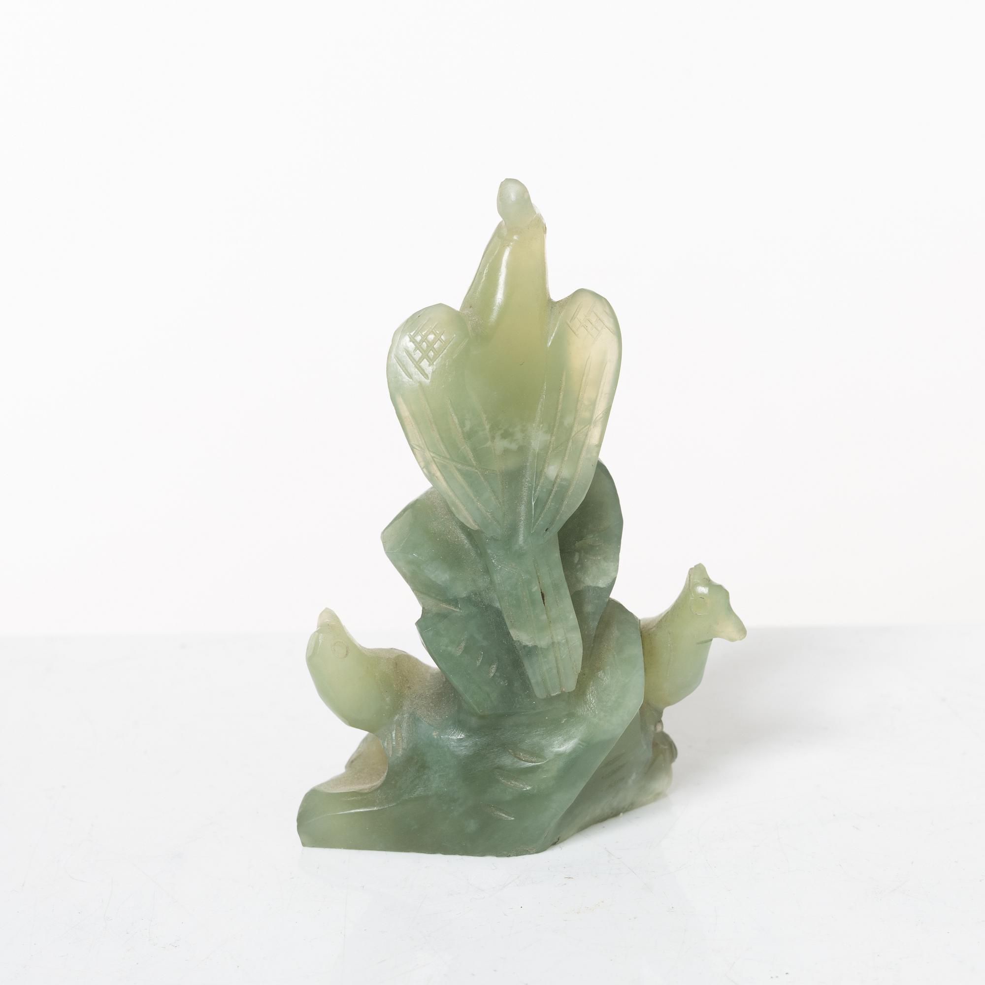 Samling stenfigurer, åtta stycken, Kina, 1900-tal/samtida.