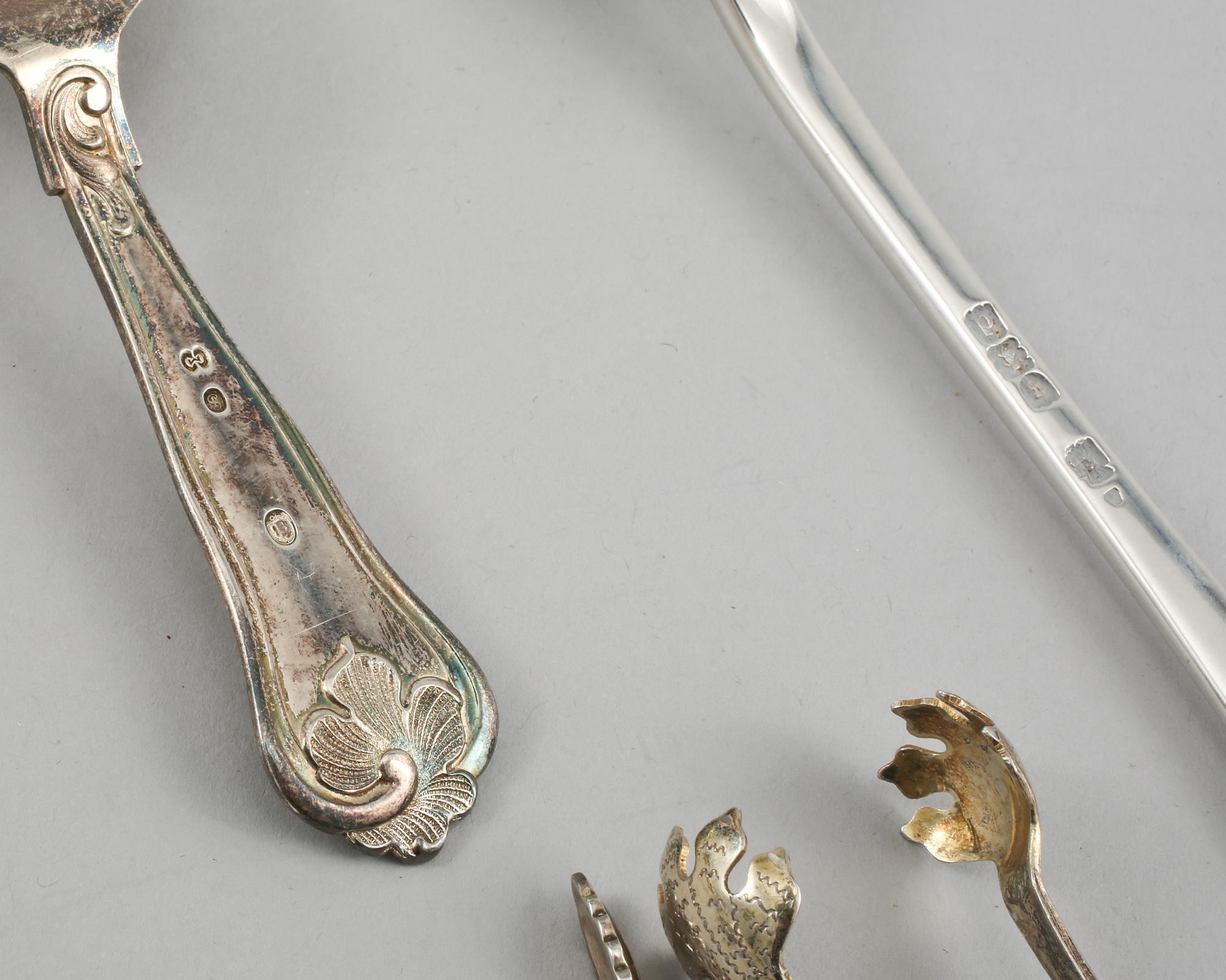 PARTI SILVER, 10 delar, bl a Danmark, 1900-tal, vikt 273 g.