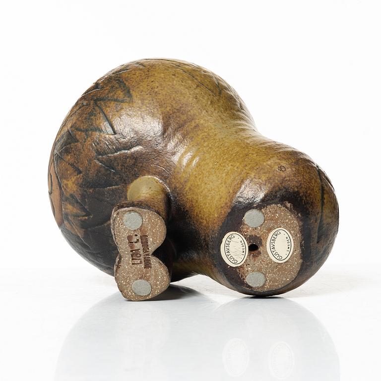 Lisa Larson, a stoneware figurine, 'Lejon Midi', Gustavsberg, Sweden.