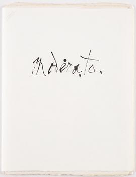 James Coignard, mapp med tre carborundum etsningar, 1981, signerade 72/75.