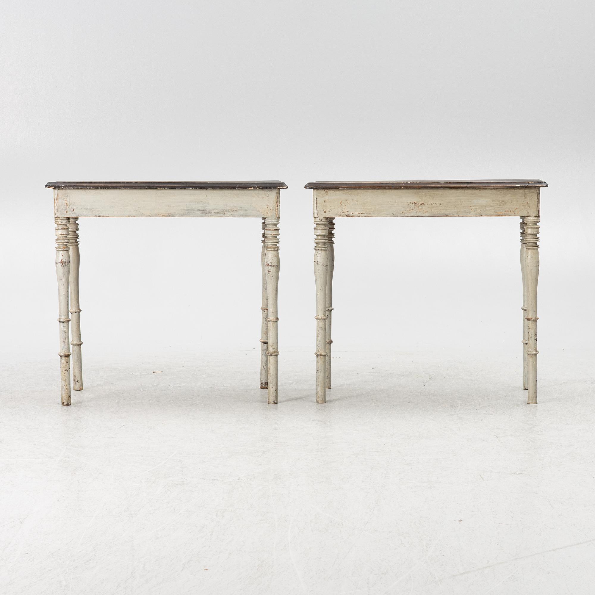 Bord, ett par, 1800-tal.