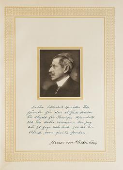 M, W & F VON WRIGHT, boks, 3 volumes, "Svenska fåglar", A. Börtzells tryckeri AB Stockholm, 1927-1929.